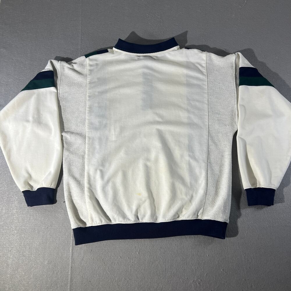 Vintage Van Heusen Colorblock Rugby Polo Sweatshirt L - Picture 2 of 14
